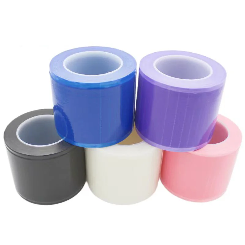 Dental Tattoo Film 1200Pcs 0.04mm Dental Tattoo Barrier Disposable Film Tape Plastic Sheet Protecting Holder Oral Protective Isolation Membran