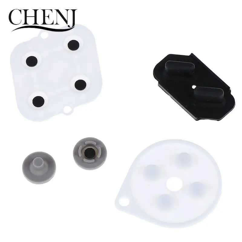 5 Pz/Set Controller Gamepad Cuscinetti In Gomma Conduttiva Pulsante Pad Keypad Sostituzione Per Snes