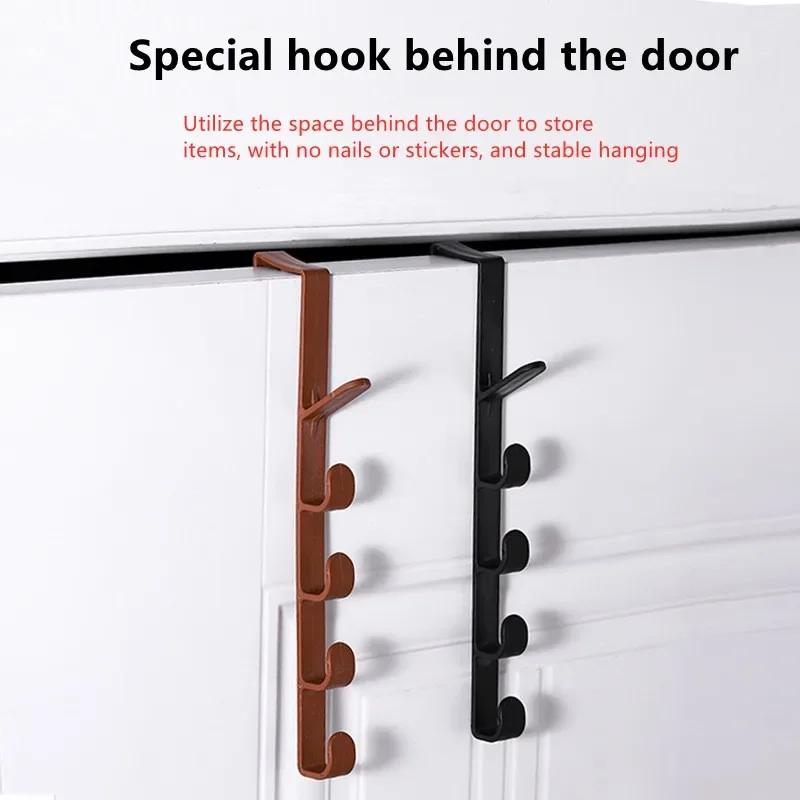 Storage Hook Door Hook Bedroom Door Hanger Clothes Hanging Rack Over The Plastic Home Storage Organization Hooks Purse Holder For Bags