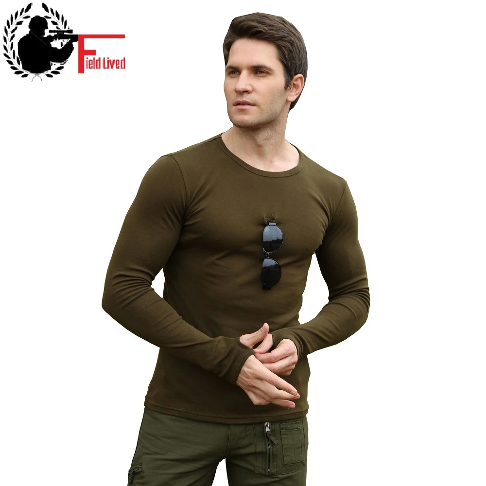 mens spandex long sleeve shirt