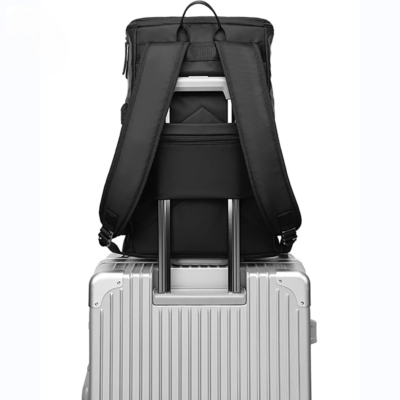 2024 New Men's Leisure Travel Backpack Outdoor Large Capacity Waterproof Backpack Computer Backpack