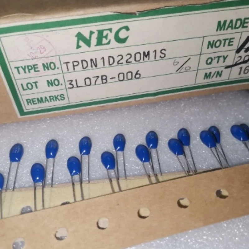 

10 шт., встроенный Танталовый конденсатор 22 мкФ NEC 20 в 22 мкФ, может заменить 25 в 22 мкФ 16 в 22 мкФ