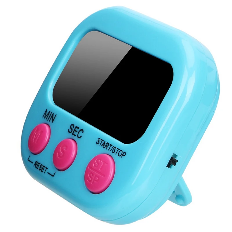 LED Counter Display Alarm Clock Manual Electronic Countdown Sports Magnetic Digital Timer Kitchen Cooking Shower Study Stopwatch 4
