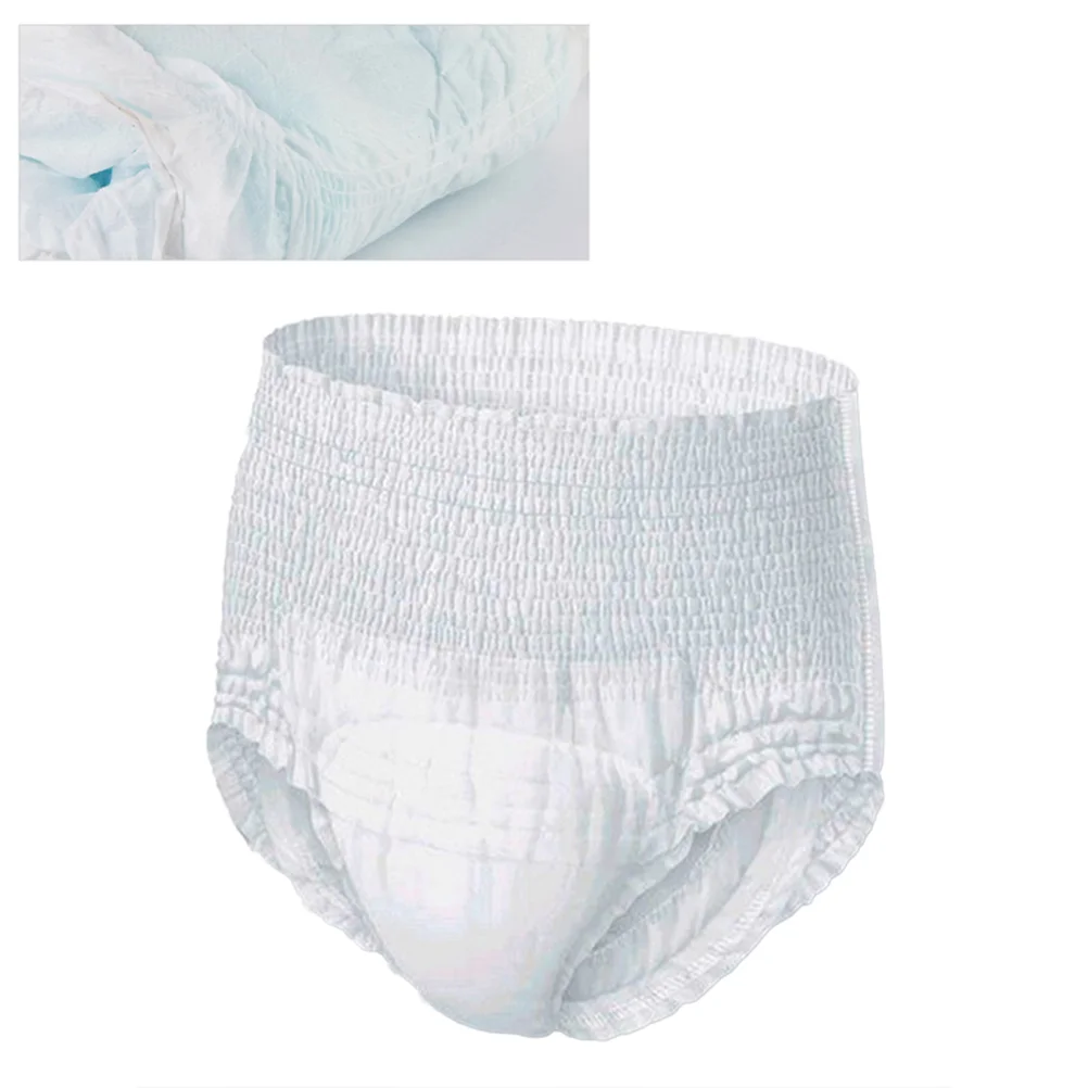 20pcs Adult Diaper Protective Incontinence Underwear Disposable Pants for Men Women Size L the old diaper 6