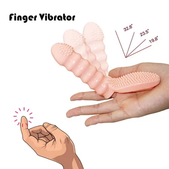 Silicone Reusable Finger Masturbation Vibrator Massage Prostate Intense Clit Stimulation Sex Toys For Women Adult 18 Products 2