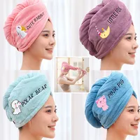 Women Hair Towel Microfiber Towel Bath Towels for Adults Home Terry Towels Bathroom Serviette De Douche Turban for Drying Hair 1