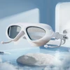 Big Frame Swim Glasses Adjustable Professional HD Swim Glasses Waterproof Swim Pool Eyewear for Swimmers 5