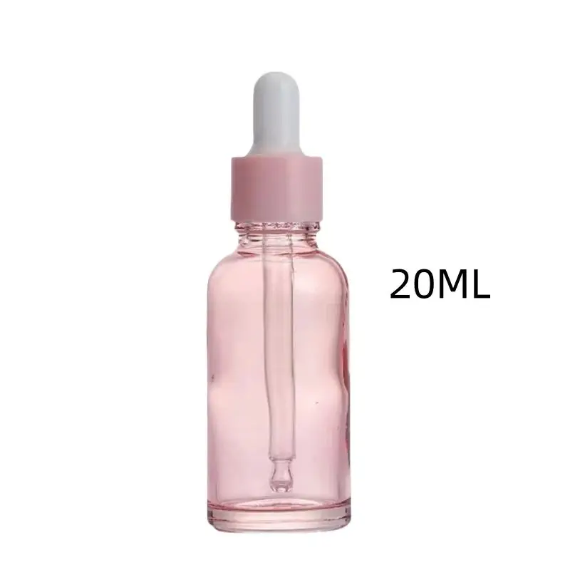 10/20/30ml Dropper Bottle Essential Oil Reagent Aromatherapy Empty Bottle Gold Cap Perfume Transparent Glass Pipette Bottle