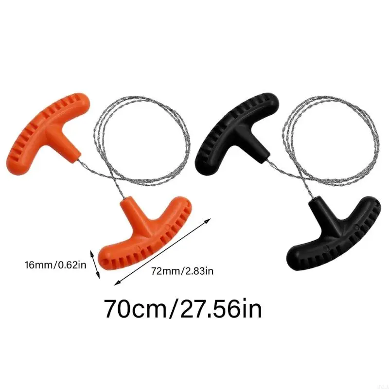 MXLA Survival Wire Handsaw Miniature Pocket Chainsaw Hand Tool Suitable for Woodworking Camping, Crafting, Emergency Repairs