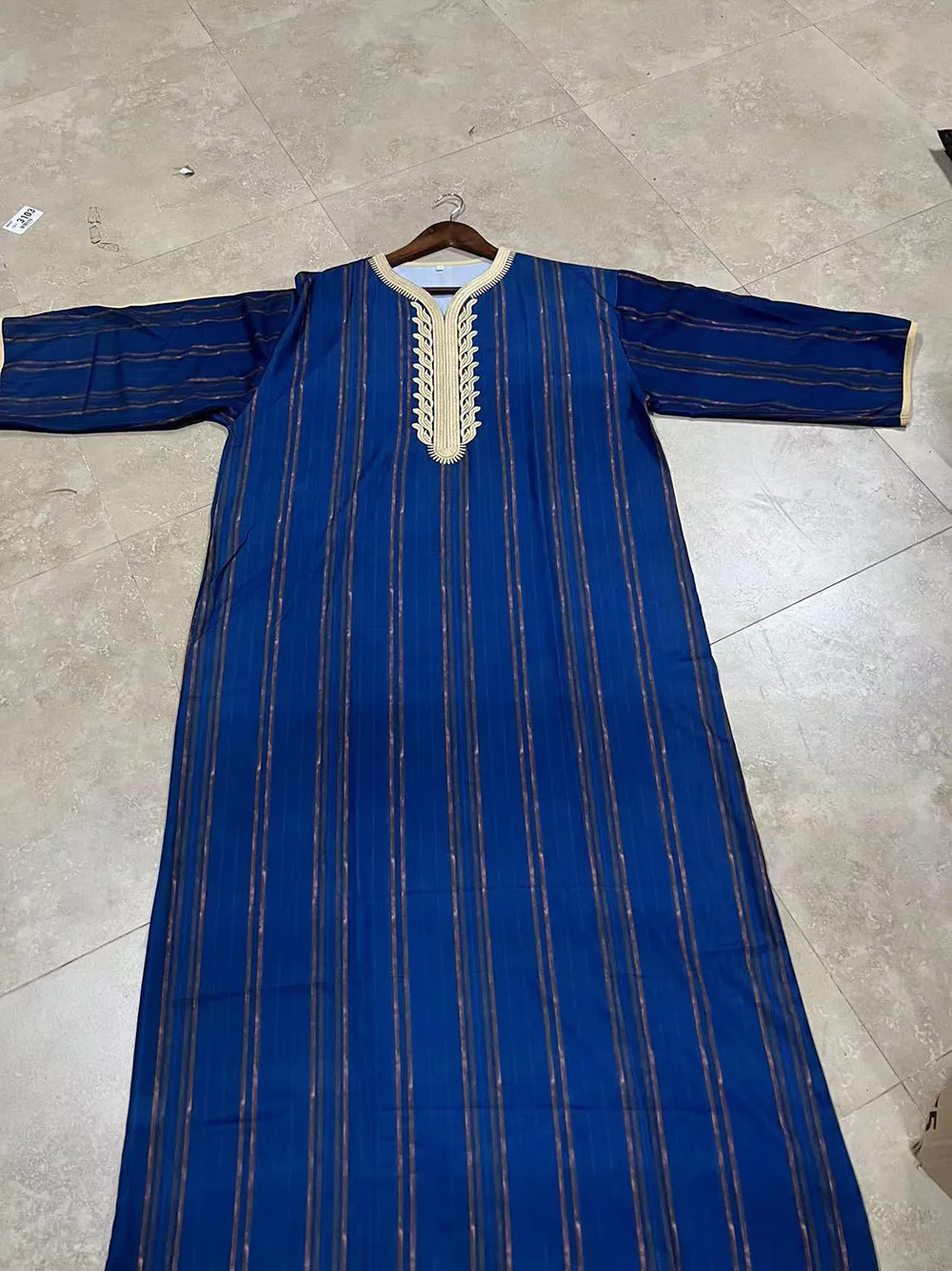 Embroidered Middle Eastern Clothing Embroidered Shirts New Muslim Fashion Casual Youth Robe Men's Muslim Robe Middle East