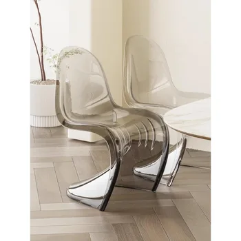 Vortex Acrylic transparent light luxury luxury dining table chair 1 Vortex Acrylic transparent light luxury luxury dining table chair 1