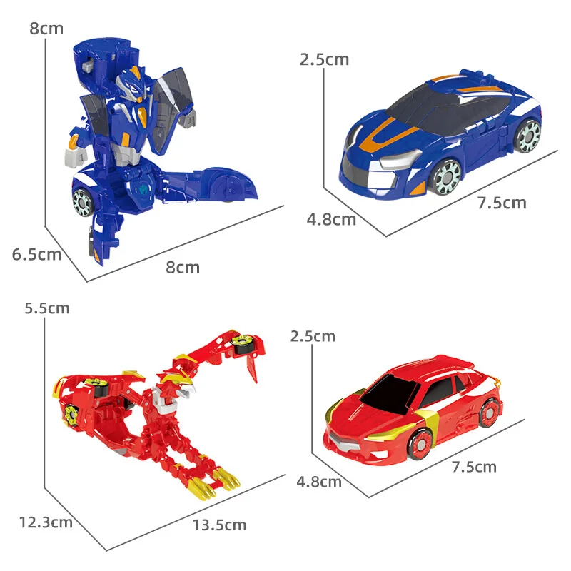 New ABS Turning Mecard Transformation Car Action Figures Amazing Car Battle Game TurningMecard for Children Deformation Toys action figure cartoon toys