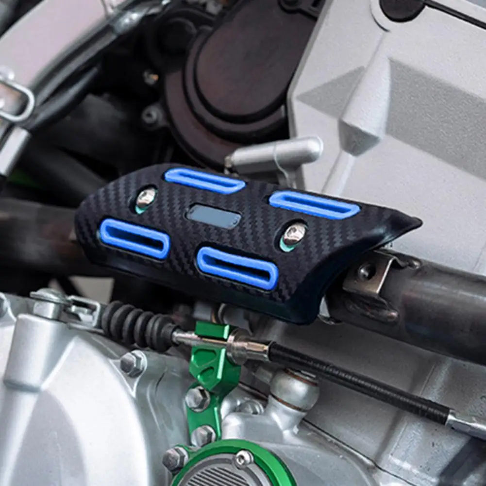 

Высокопроизводительная защита для выхлопной трубы, универсальная крышка для выхлопной трубы мотоцикла, теплоизоляционная защитная накладка