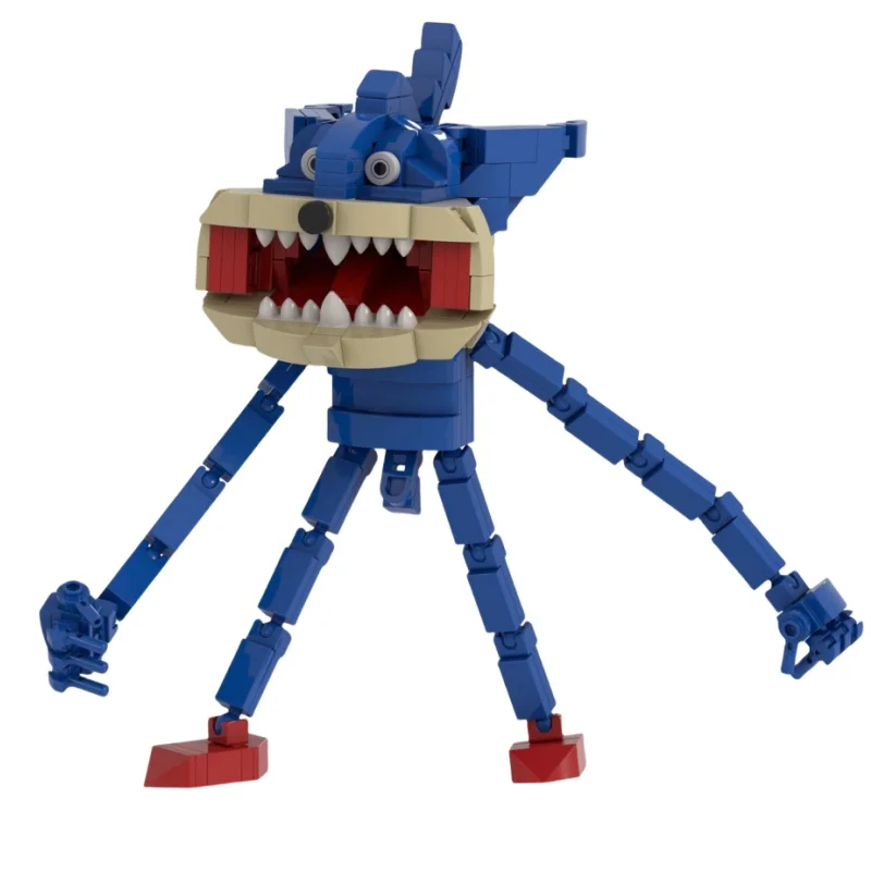 New in Animated Character Sonices Model Building Blocks Horror Sinful Hedgehog Action Figure Assembling Bricks Toy Birthday Gift view 3