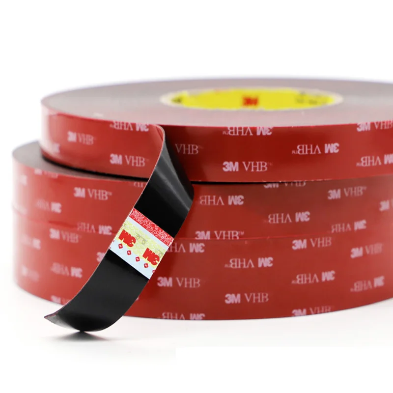 3M 5925 Double-Sided Tape Strong High Viscosity Automotive High-Temperature Resistant Black Thick Non-Trace Fixing Sticker