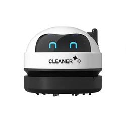 Compact USB Desk Vacuum Cleaner - Portable Handheld Mini Sweeper (White 2)