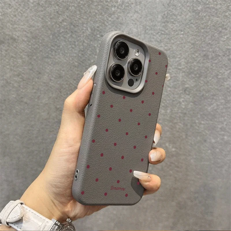 Minimalist Dot Style Protective Case - Cute and Durable Finish