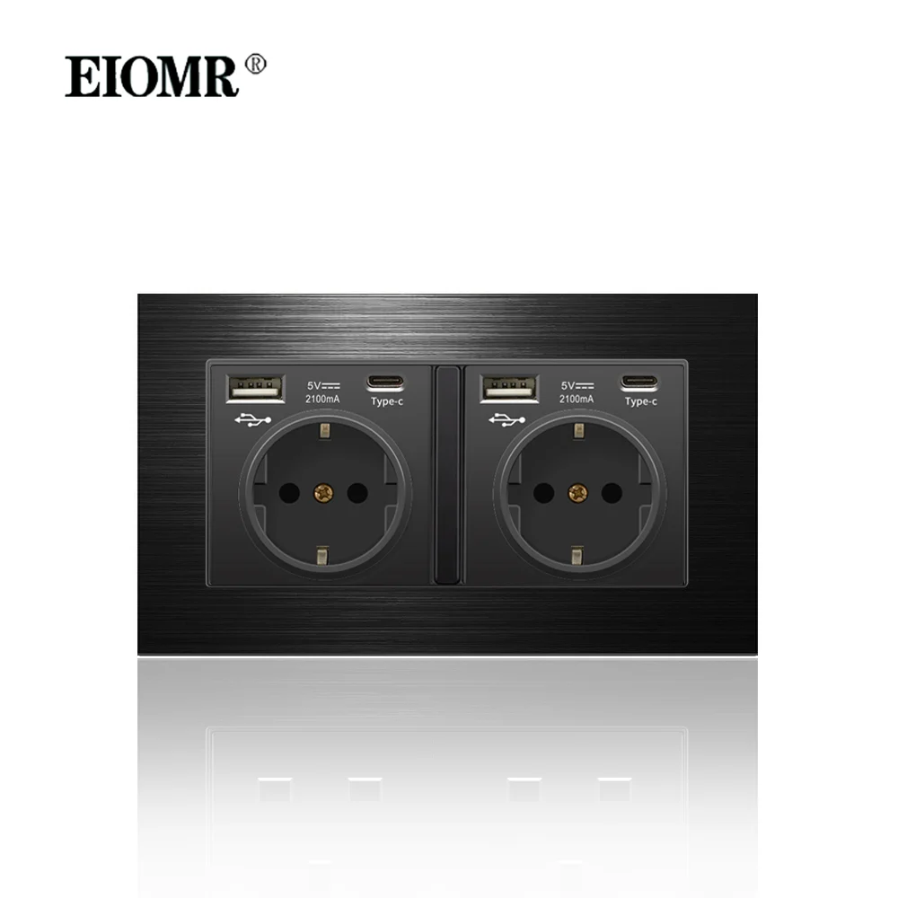 Type-c Double Socket