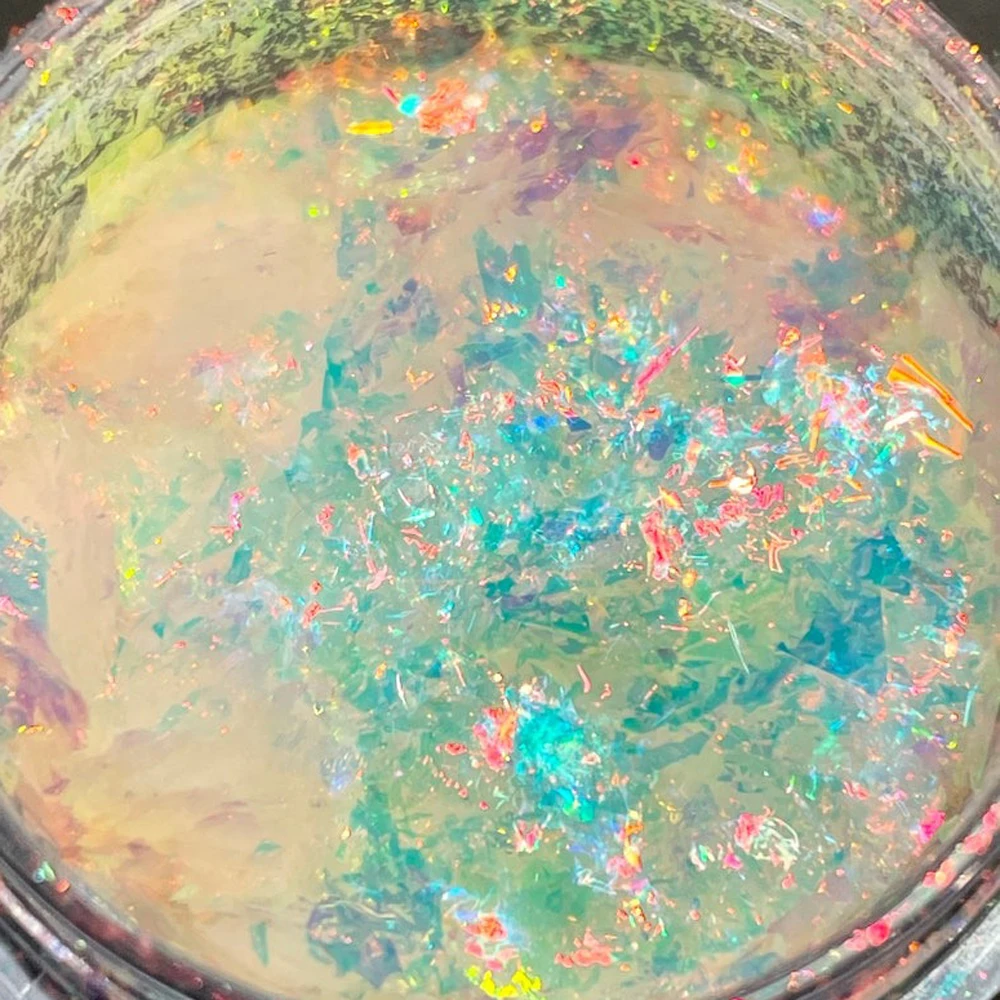 Magic Starry sky Mirror Effects Holographic Chameleon Transparent Rainbow Nail Art Flake Pigment Powder Nail Art Powder