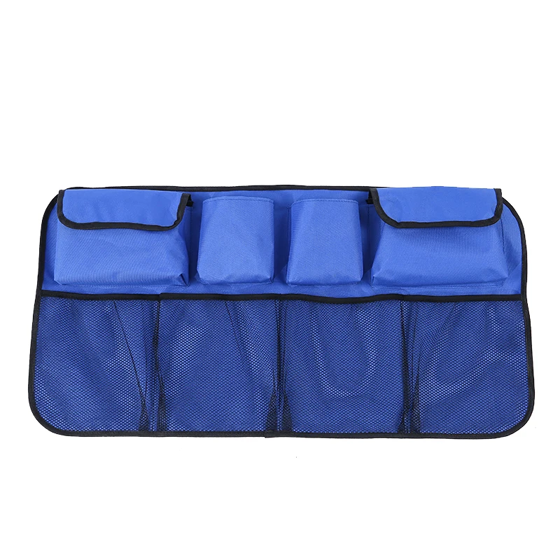 Car Trunk Organizer Adjustable Backseat Storage Bag Net High Capacity Multi-use Oxford