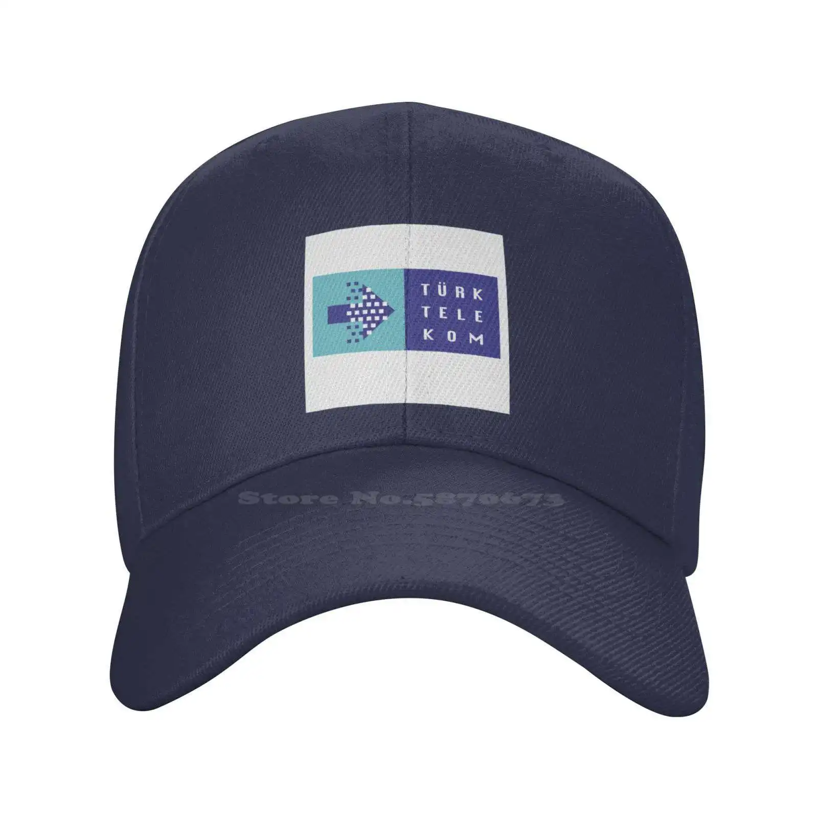 

Turk Telekom Logo Fashion quality Denim cap Knitted hat Baseball cap
