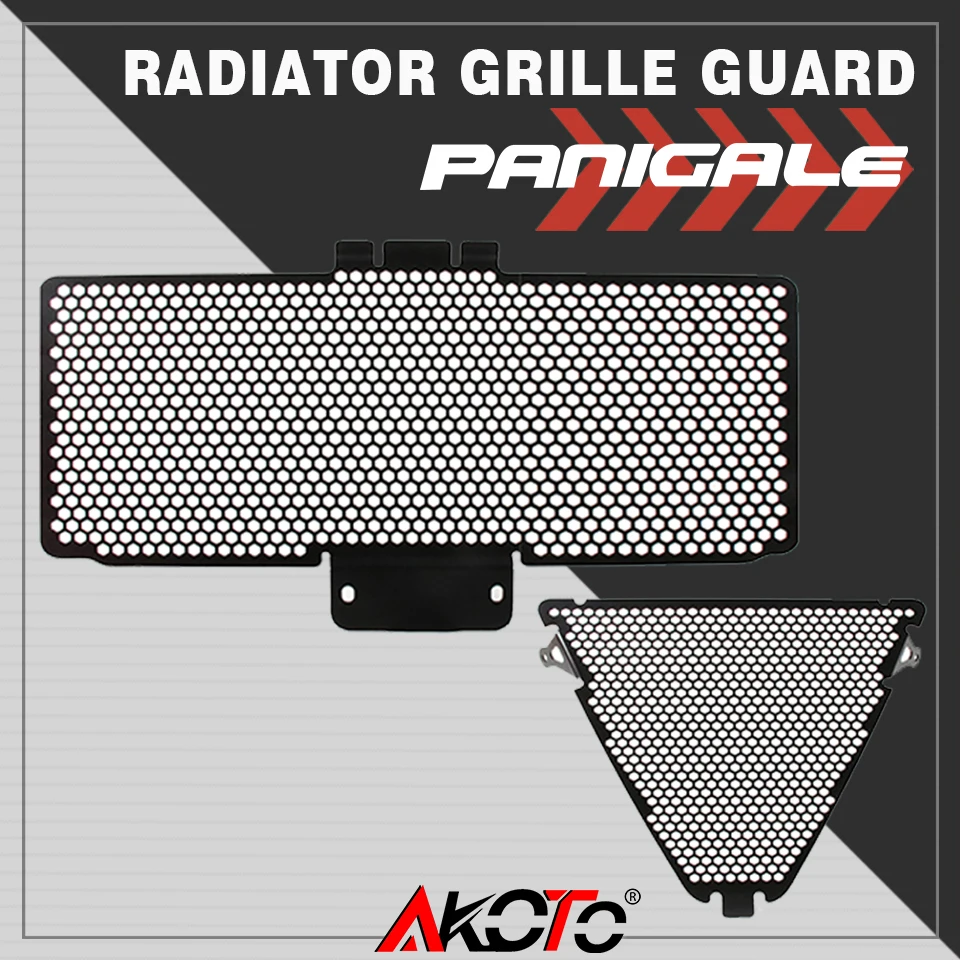 

For Ducati Panigale 899 959 1199 R S 1299 R FE/S Panigale V2 V2S CNC Aluminum Radiator Grille Grill Cover Guard Protection