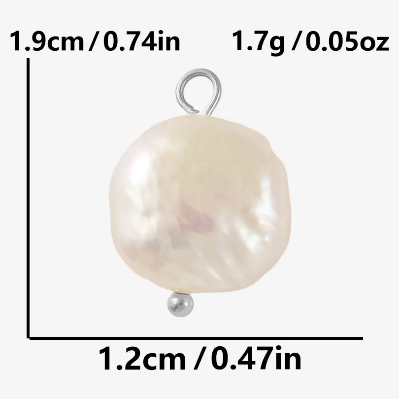 Silver Shell Pearl Charm Set - Elegant Jewelry Making Supplies for Beach-Inspired Creations