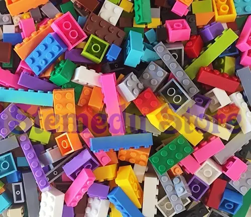 125/250g Building Blocks Bulk Lot Pack Sorted By Color Bricks Block Plate Small Particles Bulk Compatible LeDUO - Image 8
