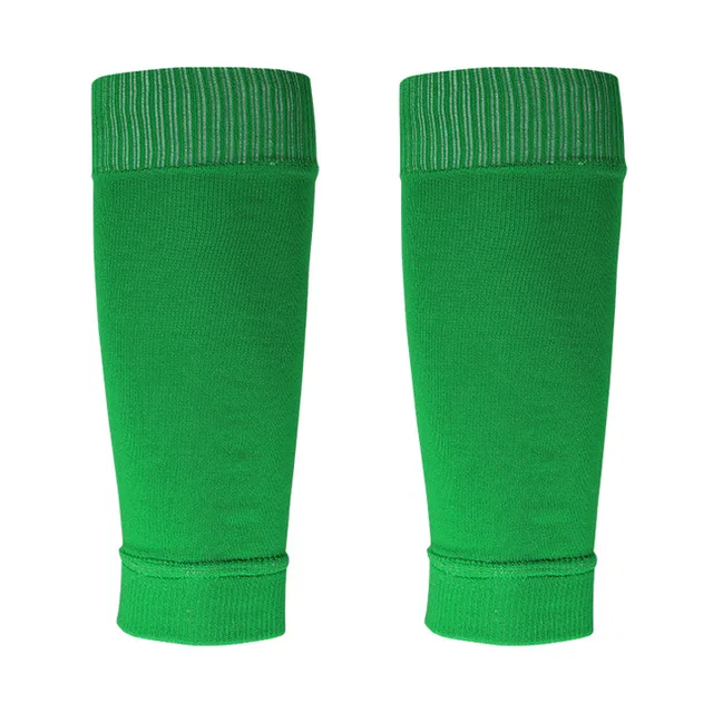 Men's Leg Warmers Basketball Football Sports Socks Adult Shin Guard Calf Socks Children's Leg Brace Socks Calcetines Hombre New green