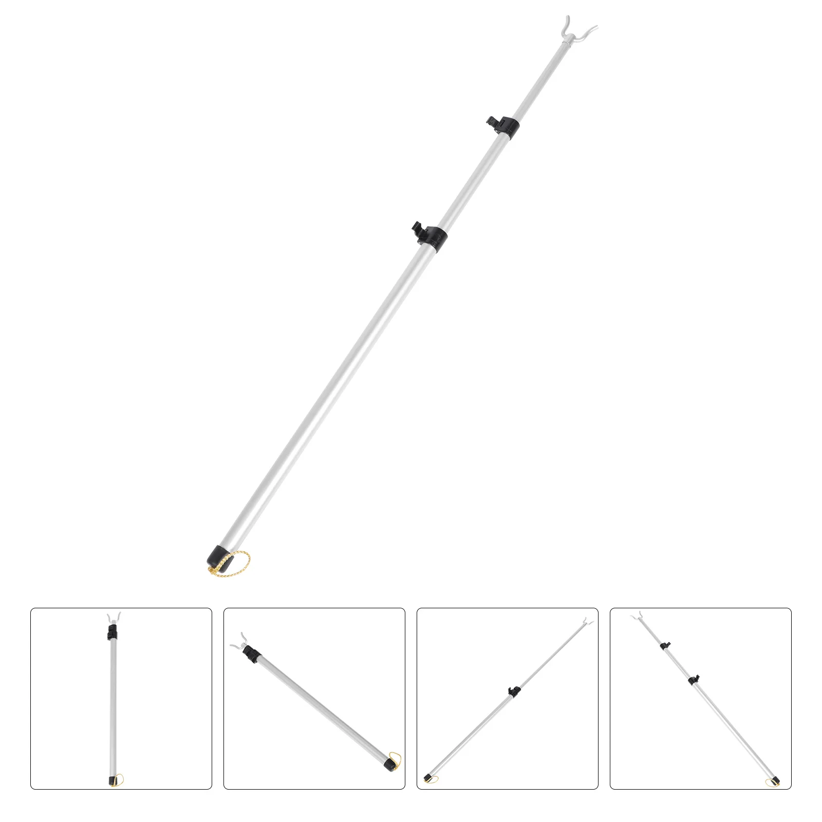 Pole Closet Clothes Hook Rod Stick Telescoping Reach Retractable Hanger  Garment Clothesline With For Reaching Clothing Poles - AliExpress