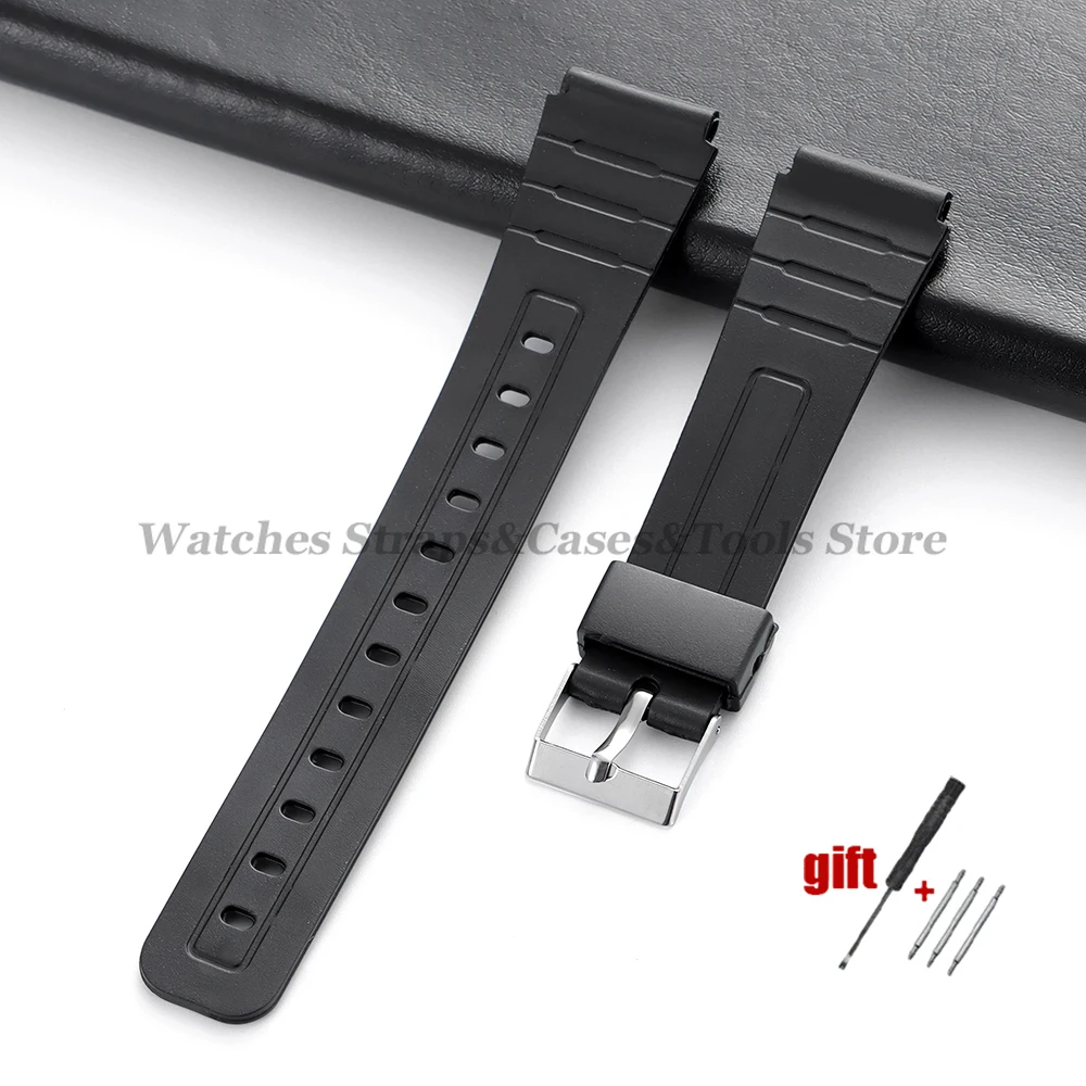 Versatile Silicone Watch Strap with PU Resin Design