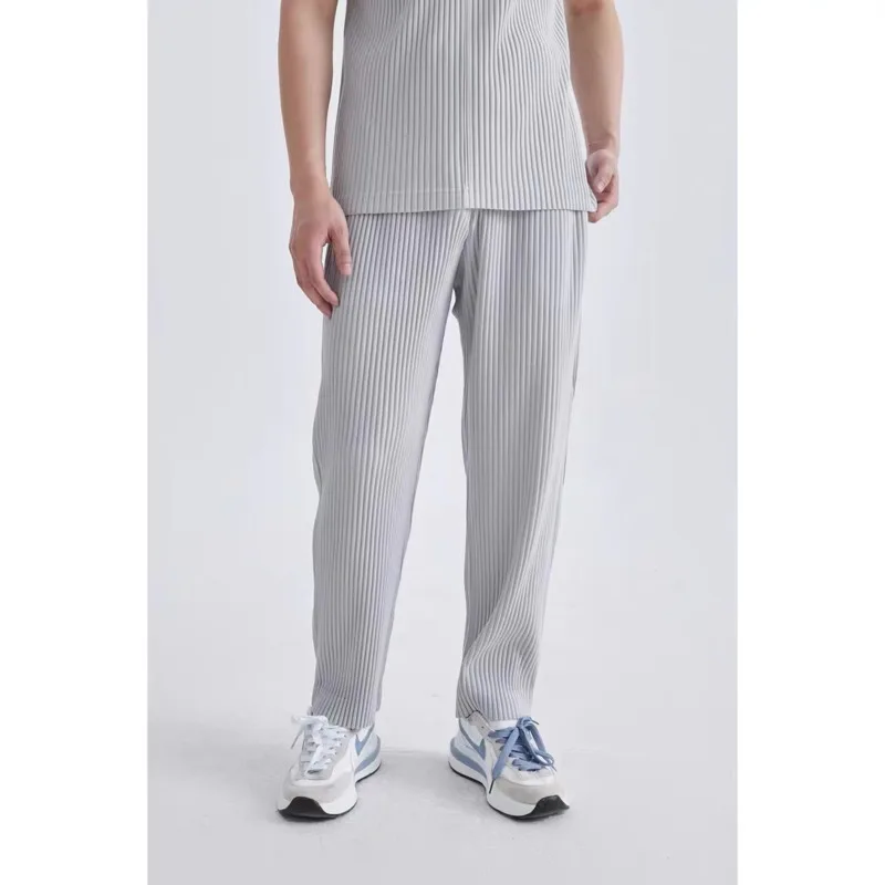 Casual pants Summer Pleated Pants Men