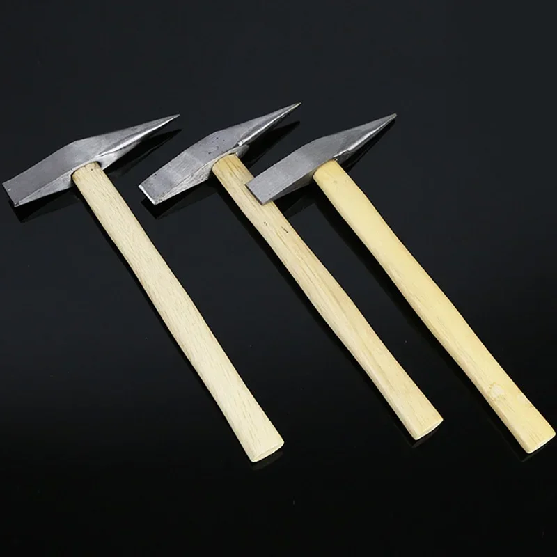 Multi-Purpose Welding Chipping Hammer With Wood Handle - Steel Forged Disassembly Tool For Repair & Maintenance Work