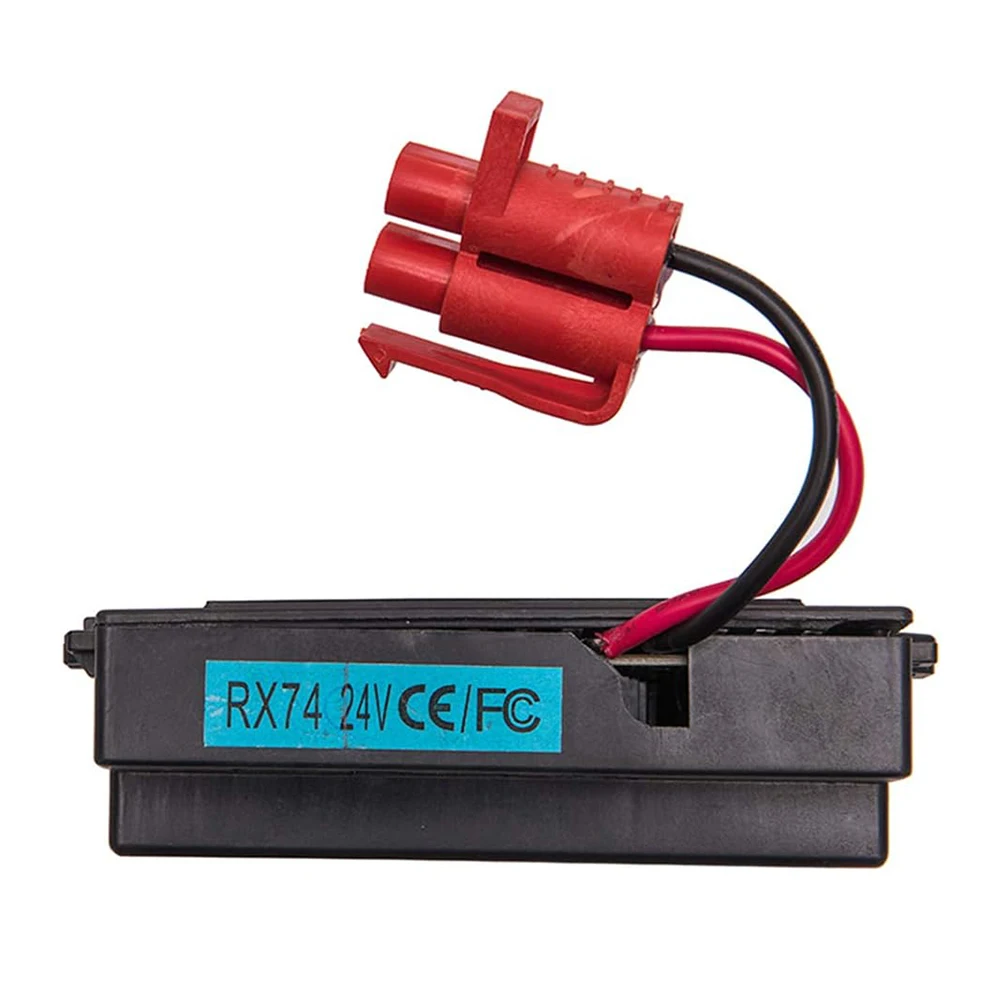 1pc RX74 24V Receiver Remote Control Kit Controller Control Box Accessories For Kids Electric Ride On Car 2.4G Remote Control