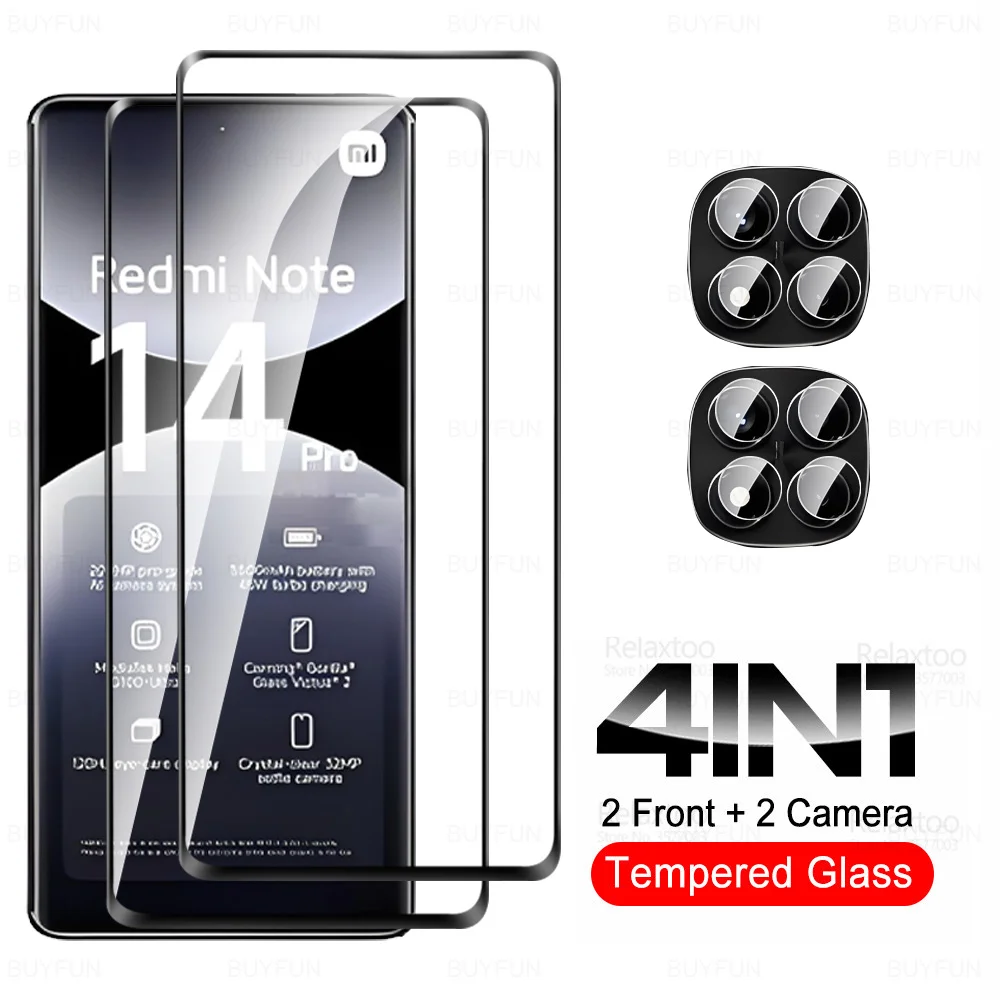 6-in-1 Curved Tempered Glass Screen & Camera Protector