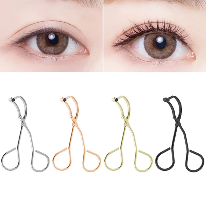 Stainless Steel Eyelash Curler Natural Curly Cosmetic Clip Eye Lash Curling Applicator Professional Eyelash Curler Makeup Tools for eyelash curler