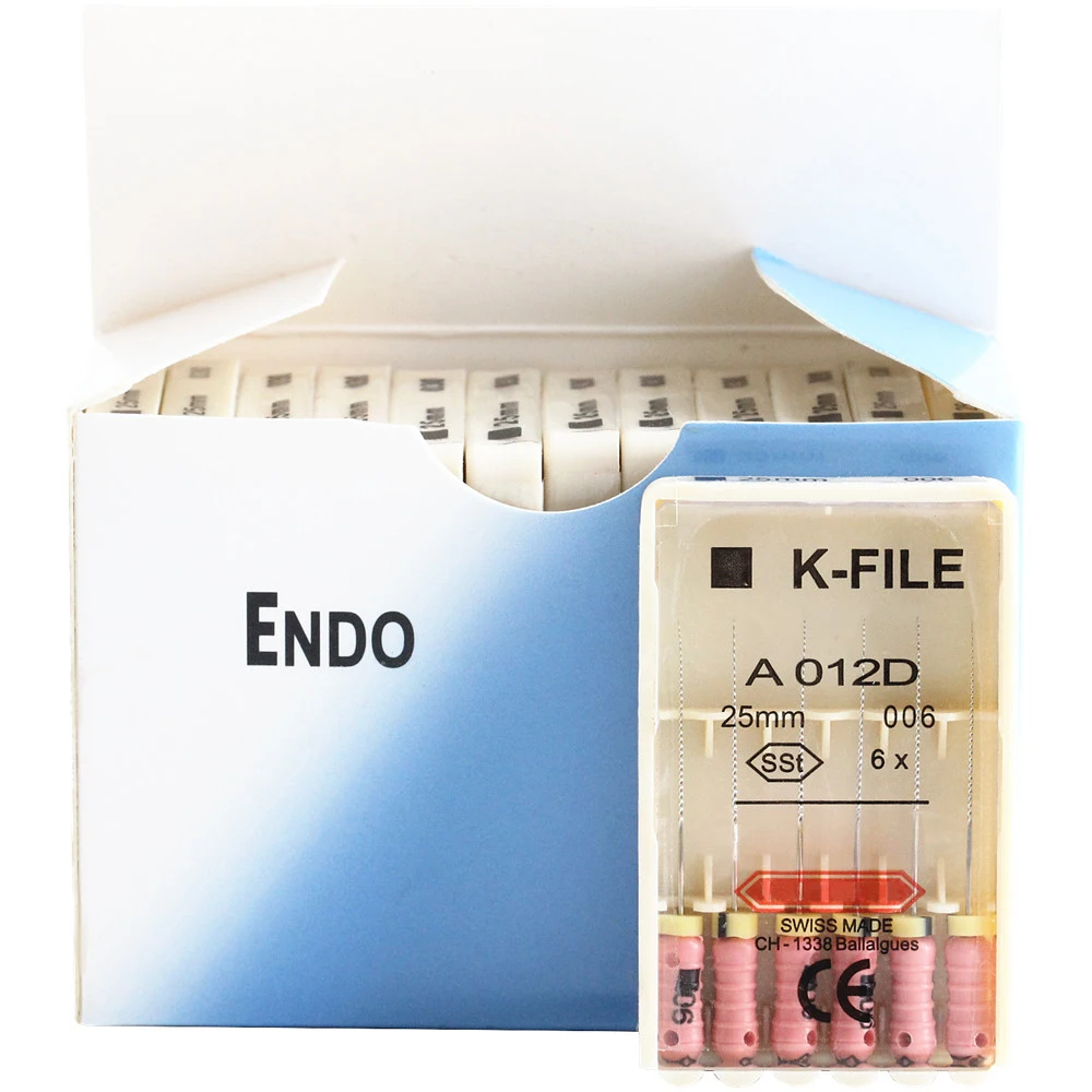 

10 Packs Dental K-FILE 21/25/31mm 006 Finger Spreader Root Canal Files endo Hand Use SSt Spreaders Endodontic Dentistry