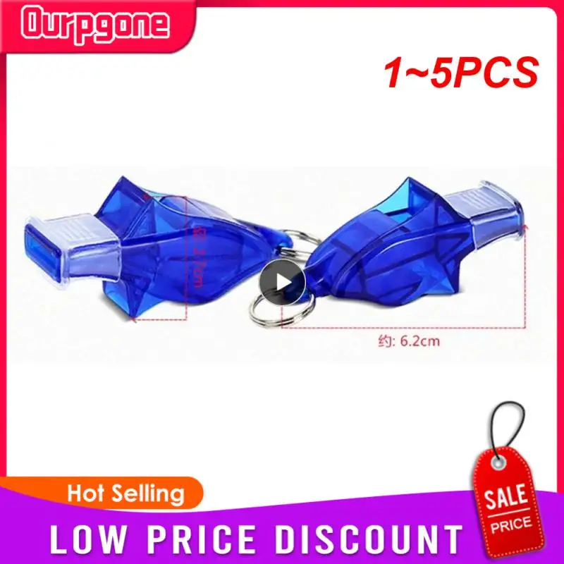 

1~5PCS Professional Whistle Soccer Basketball Referee Whistle outdoor Sport High quality Sports Like Big Sound Whistle Seedless