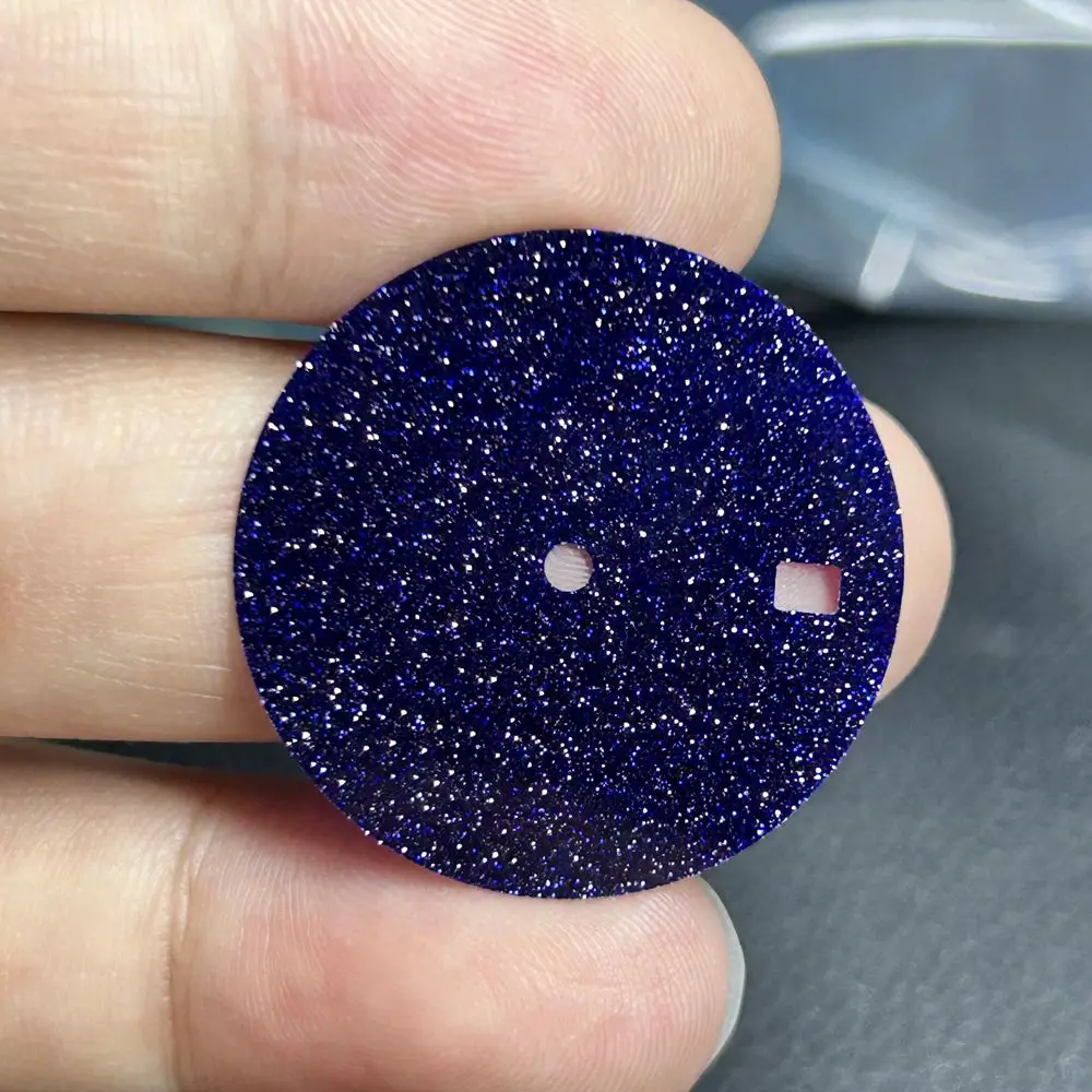 Round Flat 28.5mm Watch Dial NH35 CNC Cut