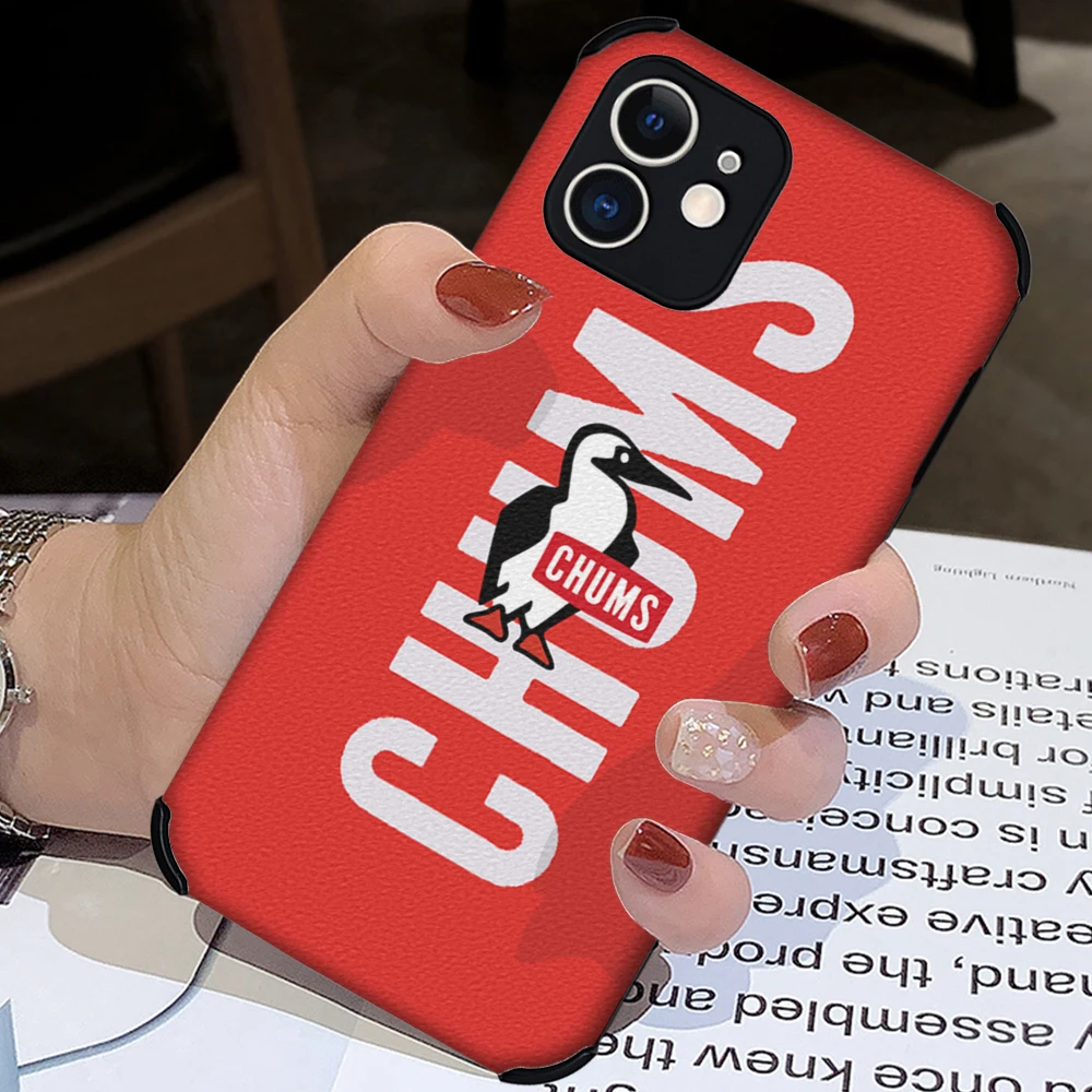 Vestiti Di Moda Di Lusso Custodia Per Telefono In Pelle Di Agnello Per Apple Iphone 13 12 11 Pro Max 7 8 14 15 Plus Xr Xs Max Design Chums Soft Cover