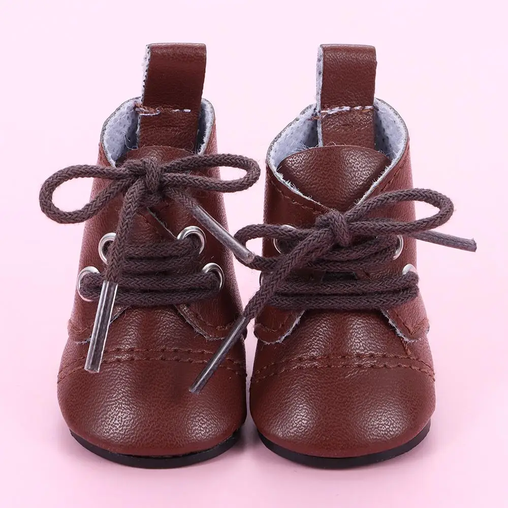 PU Leather Doll Boot For 1/4 Doll Plush Toys