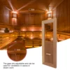 ZK30 Steam Room Sauna Room Air Ventilation Panel Air Vent Grille Sauna Accessory 2
