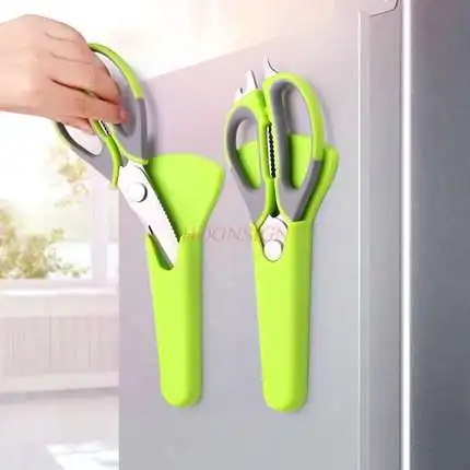 

1 pcs Kitchen Scissors Household Chicken Bone Shear Fish Food Shear Barbecue Shear Stainless Steel Multifunctional Scissors