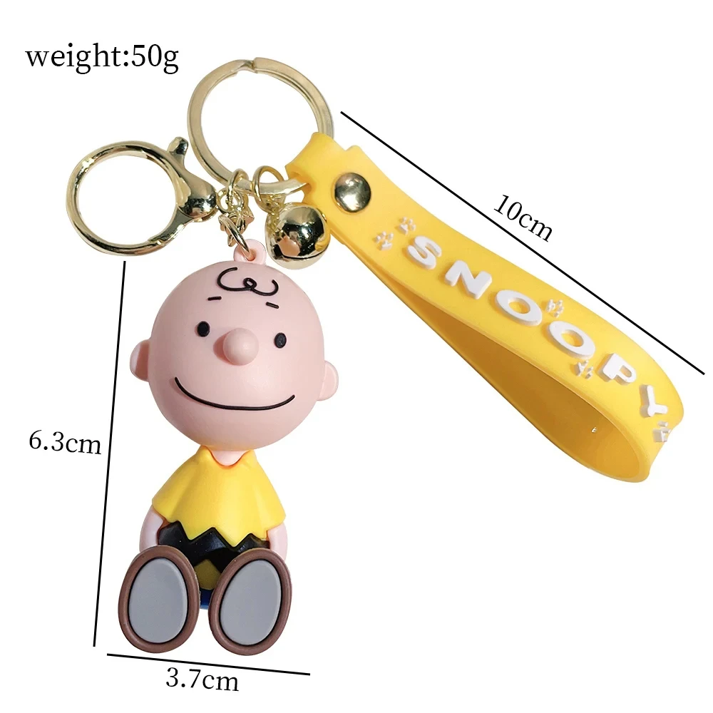 Fashion Charm And Charlie Cartoon Snoopy Keychain Charlie Doll