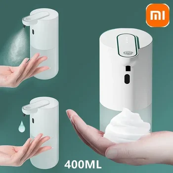 샤오미 비접촉식 자동 센서 비누 디펜서, 충전식 스마트 적외선 센서, 액체 거품 펌프, 손 소독제, 400ml
