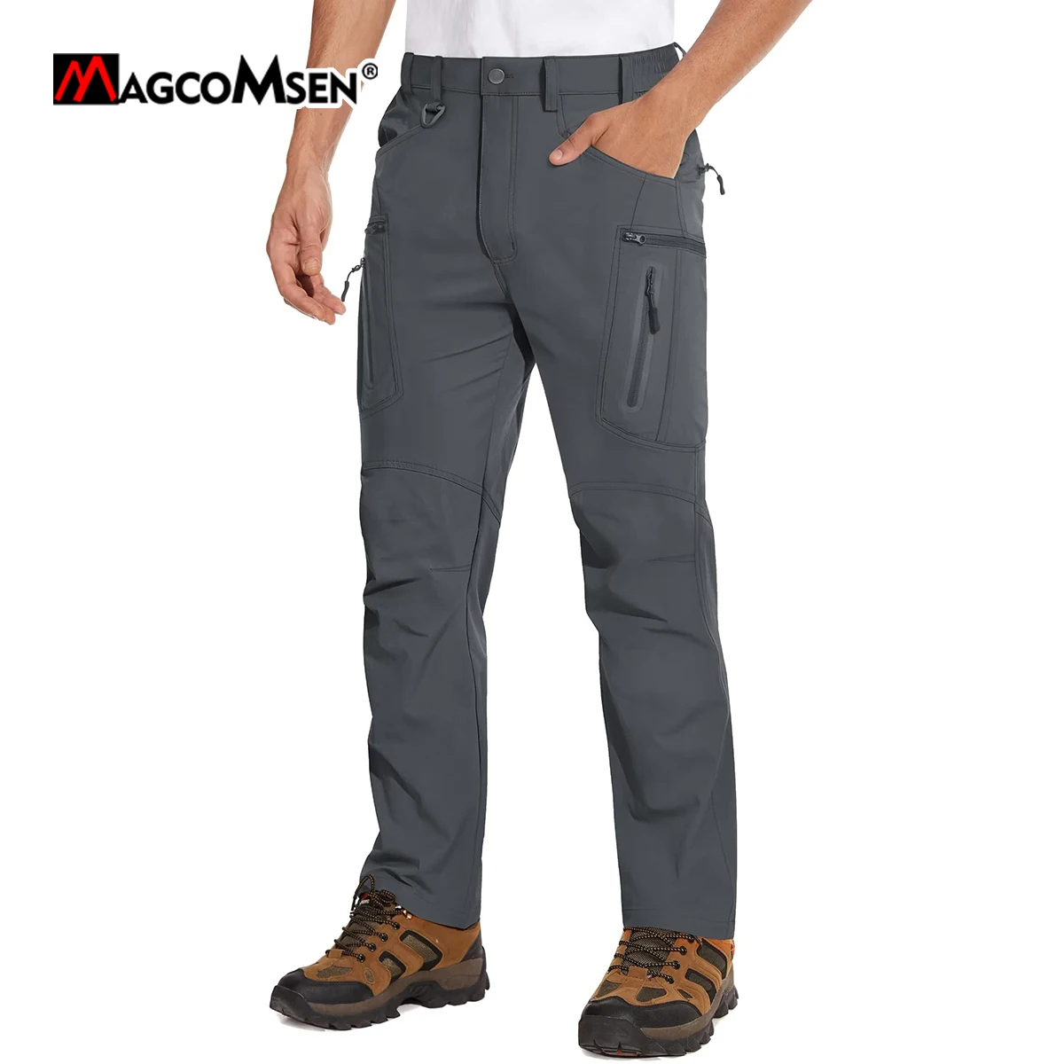 MAGCOMSEN Lightweight Hiking Pant Men Summer Cargo Pants