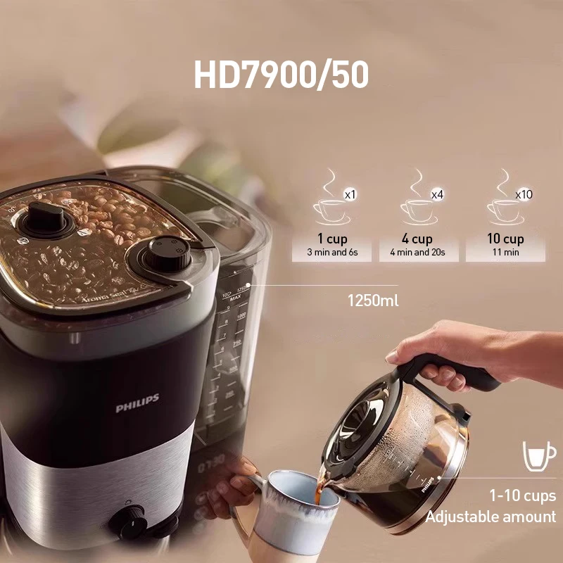 ماكينة قهوة احترافية فيليبس بسعة ١٢٫٥ لتر