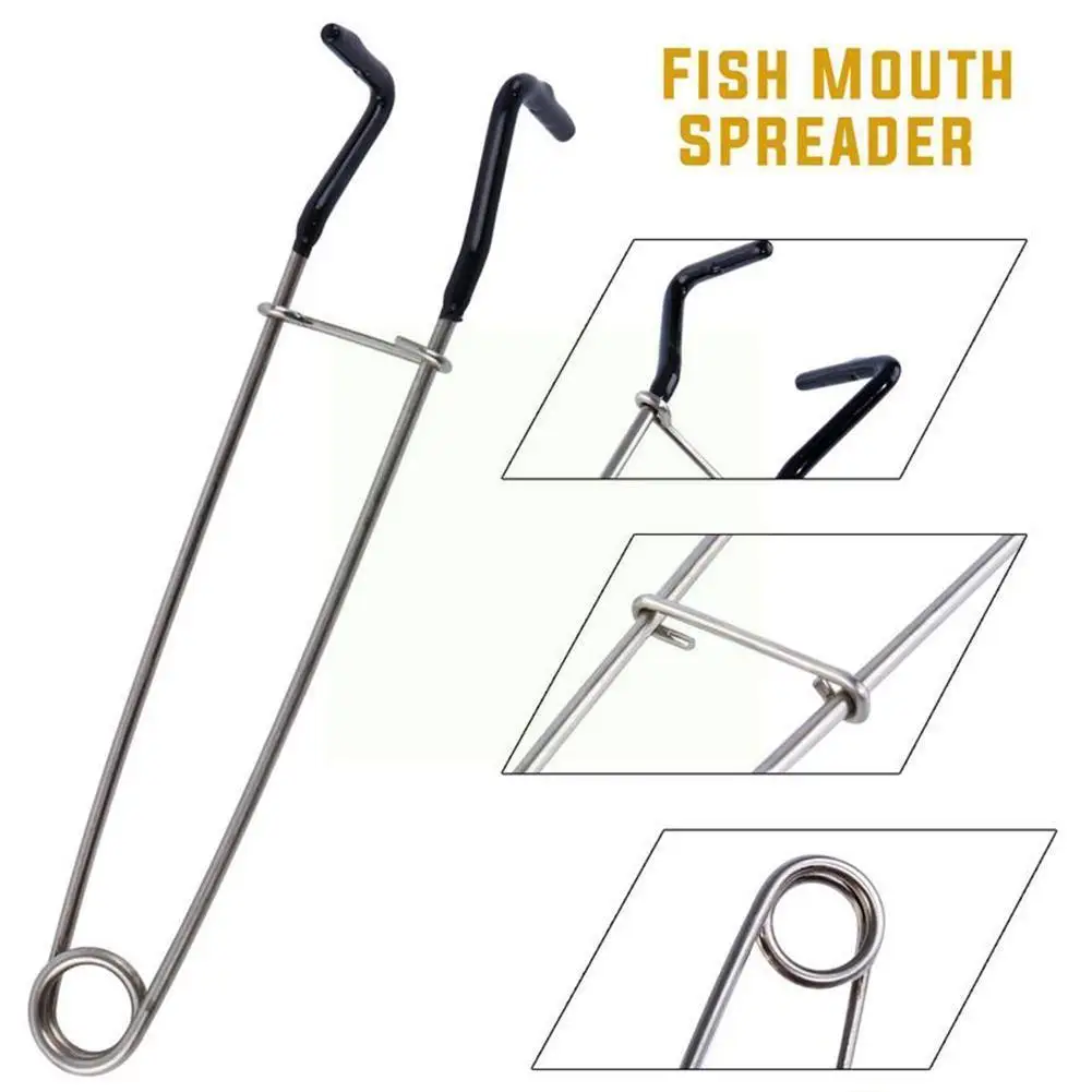 Portable Fish Mouth Spreader Steel Fish Jaw Spreader Opener Device