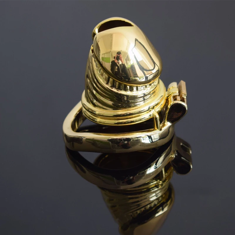 Metal Male Chastity Cage Secure Locking Device For Men_voghion.com