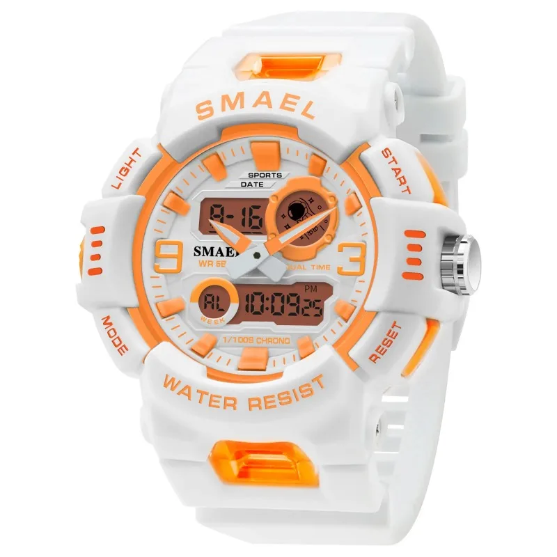 Student Sports Watch Waterproof  Youth Clock Candy Sports Multi Functional Electronic Watch Boys and Girls Stopwatch Relogios